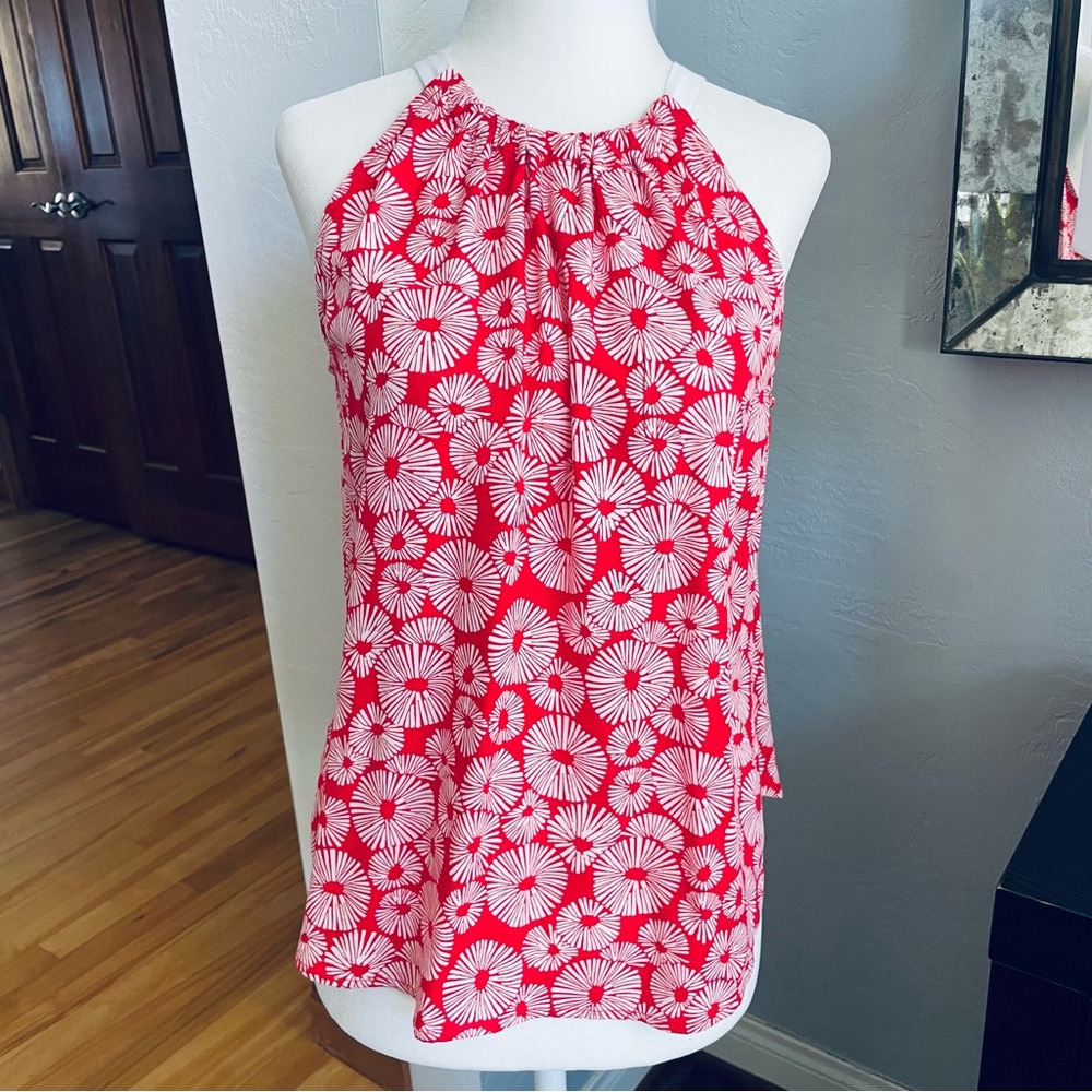 LOFT Tie Neck Halter Top